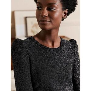 Ralph Lauren Shimmering Silver Knit Top